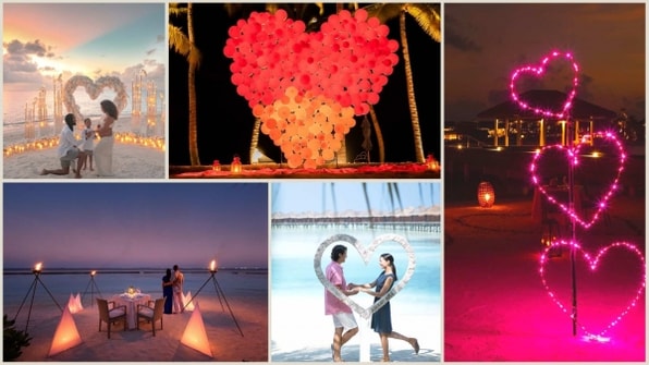 Celebrating Valentines Day in the Maldives