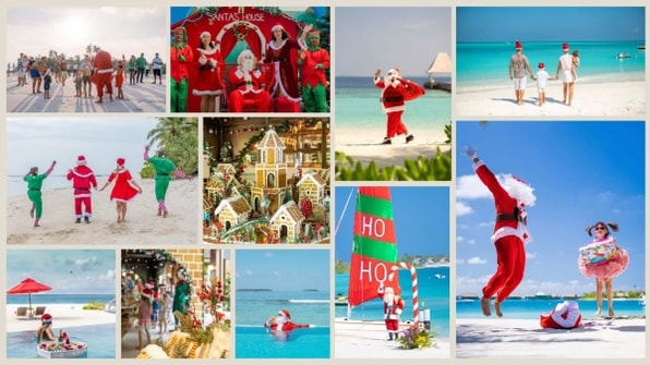 Celebrating Christmas Holidays in the Maldives