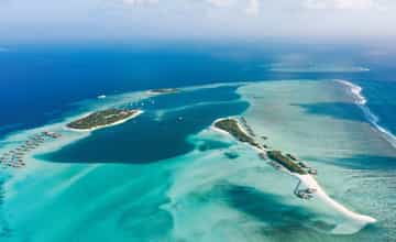 Conrad Maldives Rangali Island Resort and Spa - Full Aerial