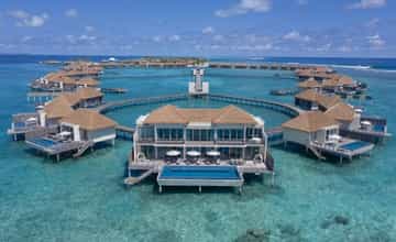Radisson Blu Resort Maldives Aerial Leaf Section